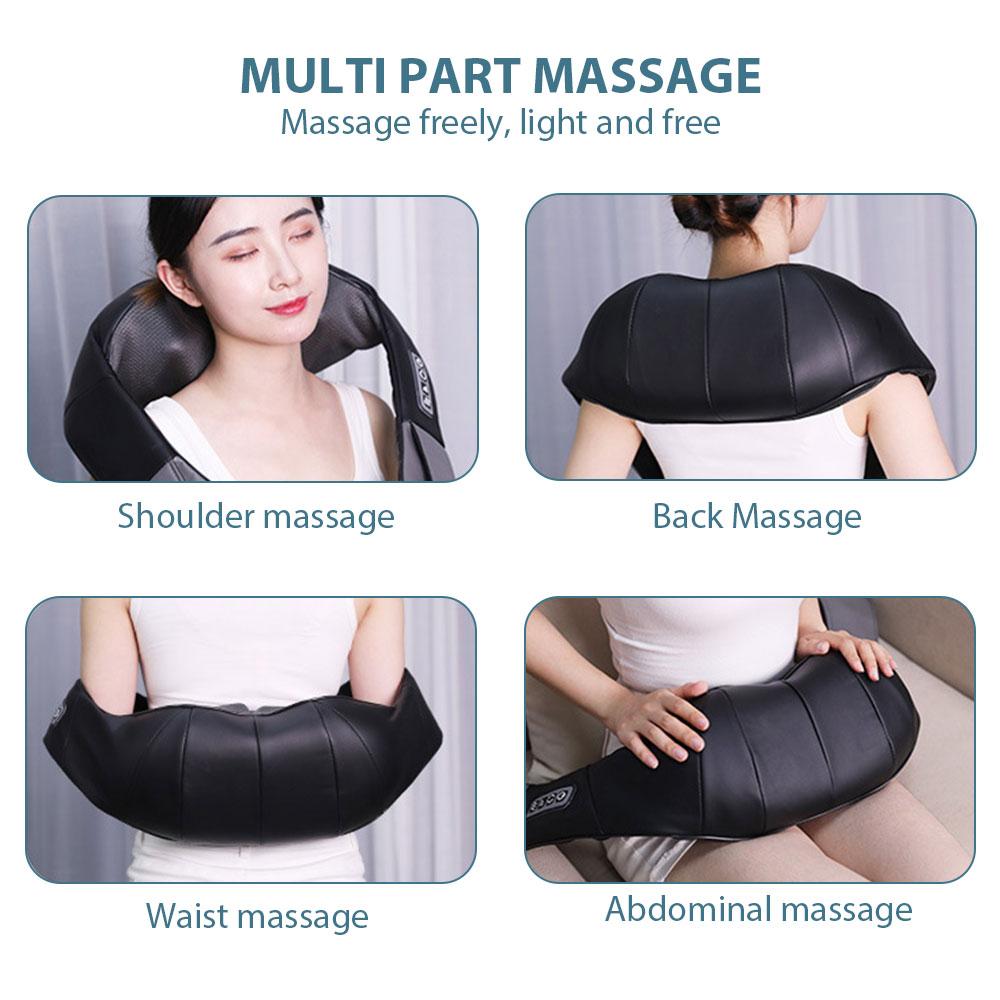Massaggiatore Shiatsu Collo & Schiena con Calore | Shiatsu Neck & Back Massager with Heat